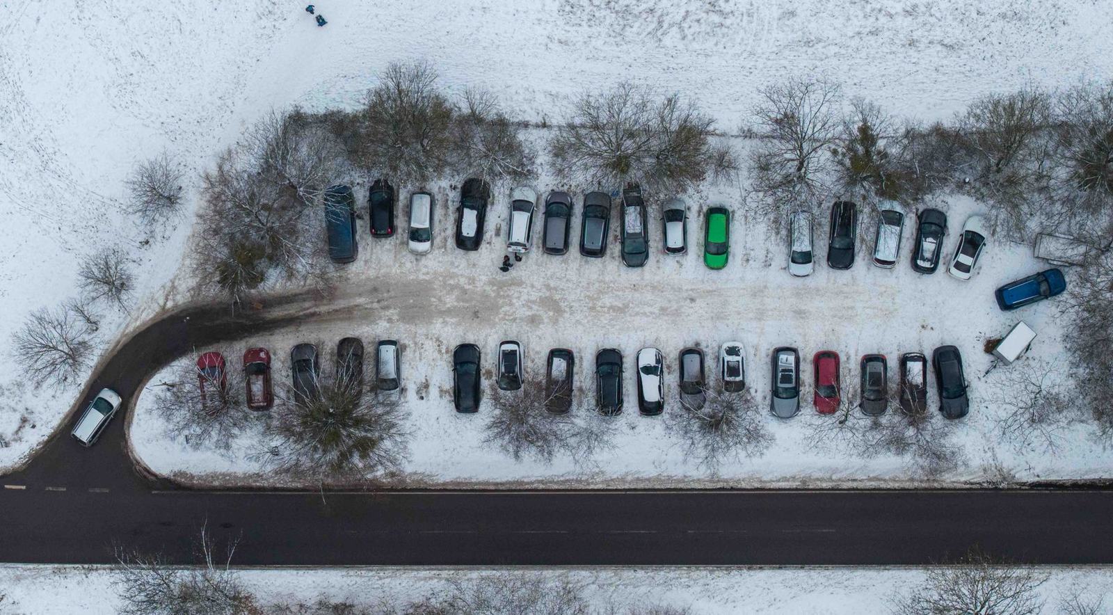 Commercial Lot Plowing